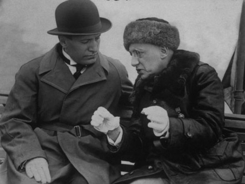 Benito Mussolini i Gabriel D'Anunzio