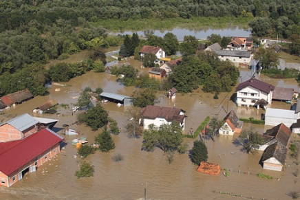 Poplavljena površina veća od Slovenije