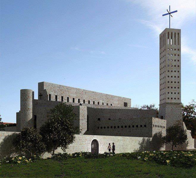 Slika 1. Crkva u Kninu, panorama