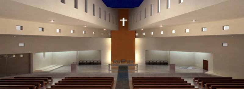 Interijer crkve u Kninu