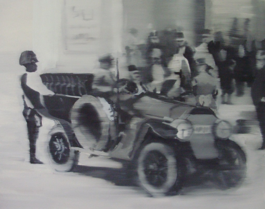 Ante Brešić Mikulić, Atentat u Sarajevu, ulje na platnu