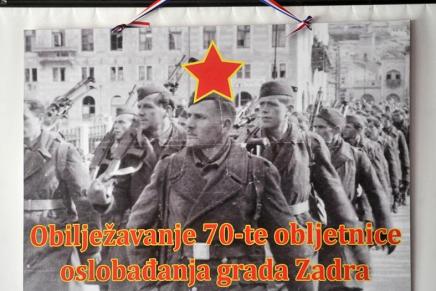 70. OBLJETNICA OSLOBOĐENJA ZADRA BEZ PREDSTAVNIKA GRADA I&nbsp;ŽUPANIJE