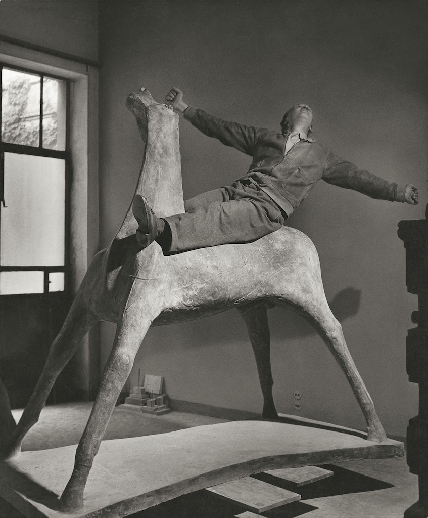 Il-cavaliere-The-sculptor-Marino-Marini-on-his-horseCaption.-Place.-Year-©-Herbert-List-Magnum-Photos-Milan-Italy-1952
