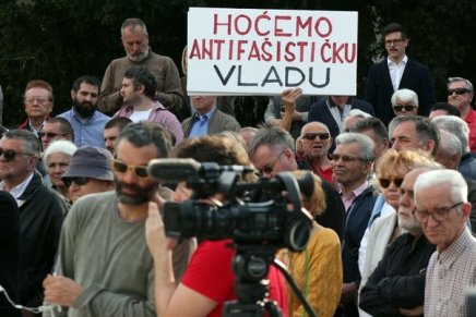 Jasenovac na Trgu žrtava fašizma 22. 4.&nbsp;2016.