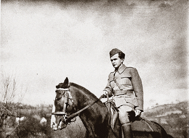 Jajce, Novembra 1943. Ivo Lola Ribar na svom konju Lisku