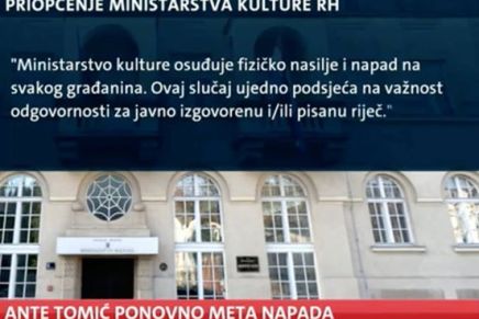 Ministarstvo kulture u sramotnom ispadu ograđuje se od slobode govora i poziva na&nbsp;cenzuru