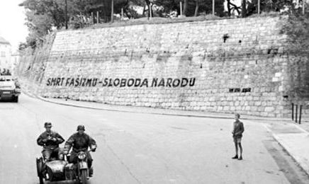 Uhićen zbog natpisa SF-SN: Smrt fašizmu sloboda&nbsp;narodu!