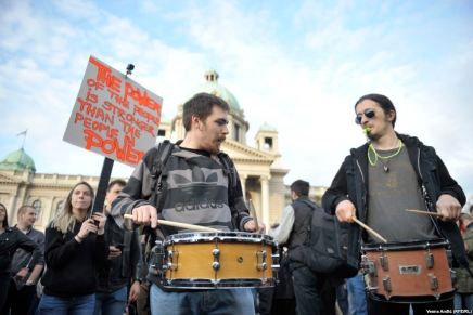Beograd – Poruka protesta zbog izbornih rezultata: Nećemo&nbsp;diktaturu!
