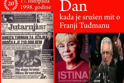 Slavko Lepej: Dvadeset godina od rušenja mita o Franji&nbsp;Tuđmanu
