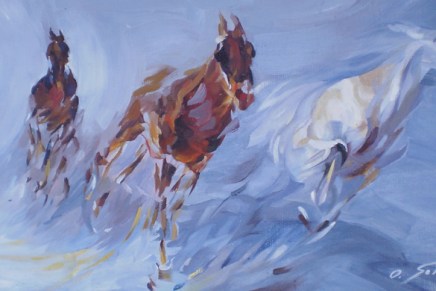 Olena Sokolovska: U potezu (Izložba u Galeriji&nbsp;Kraluš)