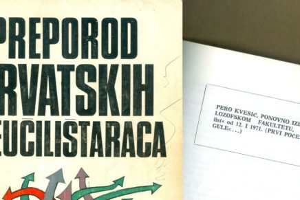 Pero Kvesić: O izbornom skupu Saveza studenata&nbsp;1971