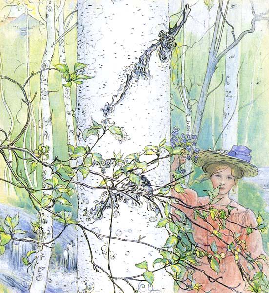 Våren (1907) by Carl Larsson