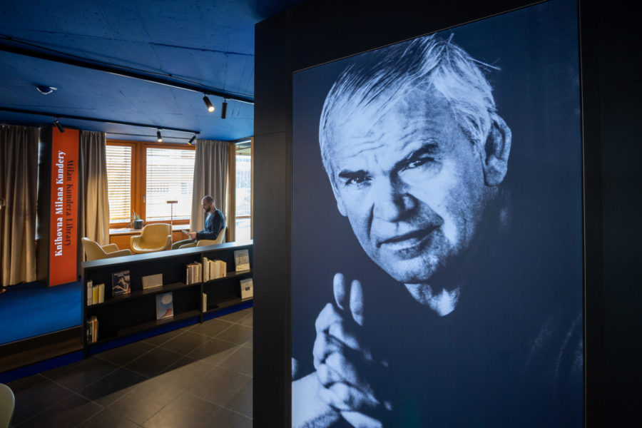 CZECH-FRANCE-LITERATURE-MUSEUM-KUNDERA