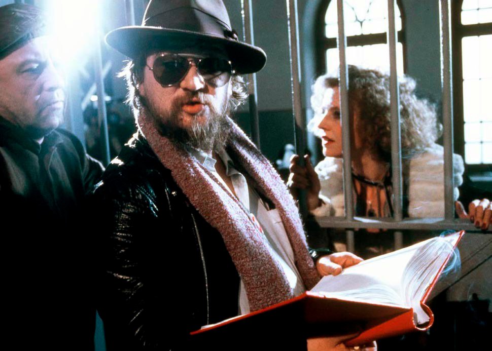 On the set of 'Berlin Alexanderplatz', circa 1980