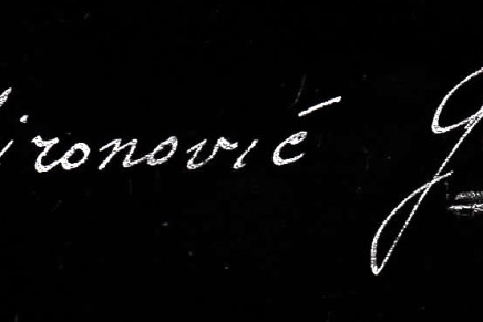 PRONAĐEN ORIGINALNI POTPIS SERGEJA MIRONOVIĆA, TVORCA “MAKSA I&nbsp;MAKSIĆA”